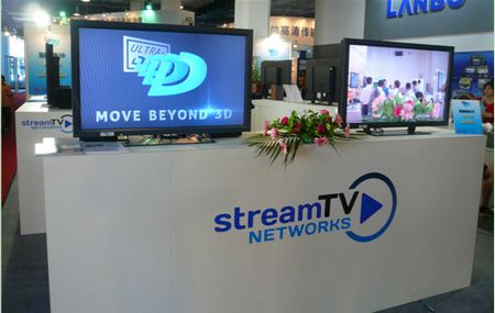 Stream TV独家Ultra-D 裸眼3D技术将改写3D显像记录